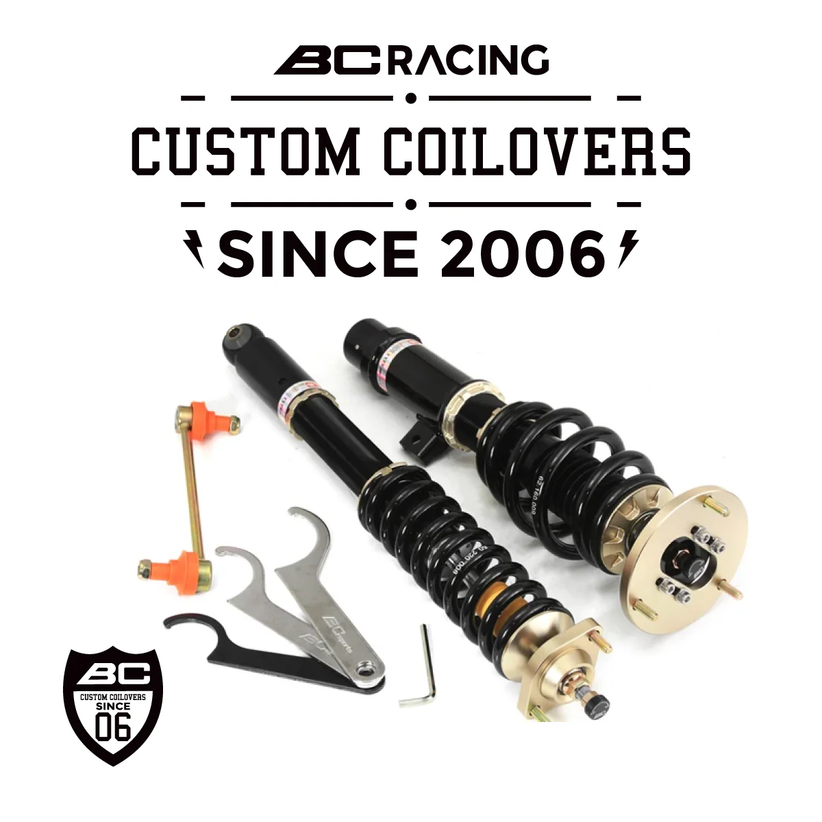 BC Racing Custom Coilover Kit BR-RH fits SUBARU IMPREZA & WRX 2000-2007 & STI 2000-2004 GDA/GDG/GGA (5x100 Only)