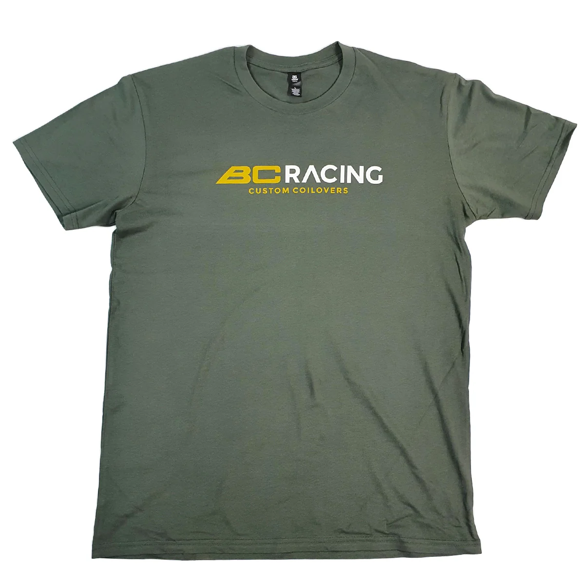 BC Racing Custom Coilovers Logo T-shirt (Green / Black) - Image 5