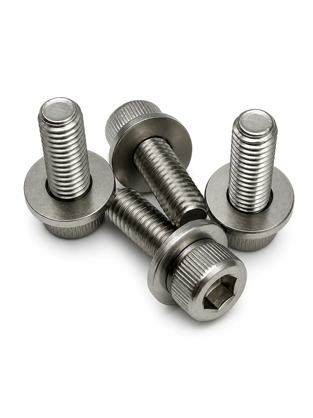 BC Racing Pillow Ball Camber Adjustable Top Mount Bolt & Washer Set - 4 Pieces