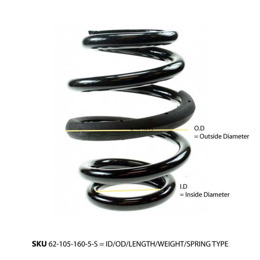 BC Racing Replacement S-Barrel Spring (Single) 2KG - Image 2