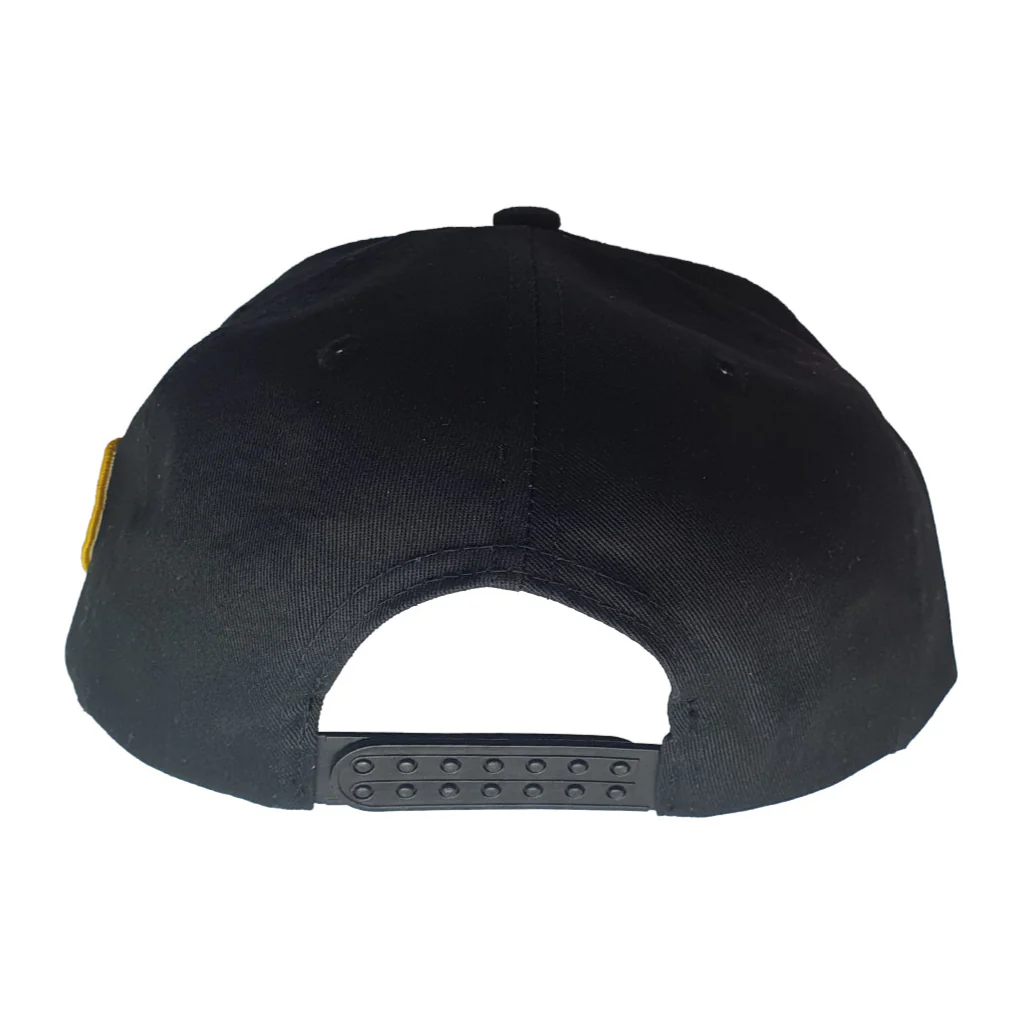 BC Racing Snapback Cap - Black / Gold Logo - Image 3